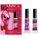 NYX Professional Makeup Augen Make-up Augenbrauen Geschenkset Augenbrauengel Medium Braun 5 ml + Augenbrauengel Clear 5 ml