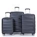 Double Spinner Wheels Luggage Sets with Hooks and TSA Lock