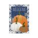 Plaid Pumpkins Garden Linen Flag