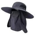 Hat Male Fishing Hat Sun Hat Outdoor Sun Hat Summer Breathable Sun Hat Mountaineering Hat Three in One Sun Hat