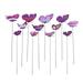 Outdoor Home Decor 12Pcs Butterfly Stakes Outdoor Yard Planter Flower Pot Bed Garden Decor Yard Art