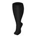 Miayilima Compression Socks for Women Plus Size Solid Color All Season Versatile And Comfortable Casual Sports Pressure Stockings Compression Socks Black 4Xl