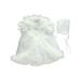 Baby Girls Faux Fur Trim 3-Piece Christening Outfit