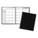 DayMinder Hard-Cover Monthly Planner with Memo Section 8.5 x 7 Black Cover 12-Month (Jan to Dec): 2024 | Bundle of 10 Each