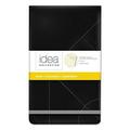 Oxford Idea Collective Top-Bound Medium Hardcover Journal 5 x 8-1/4 Legal Rule Black Cover 120 Sheets (56886)