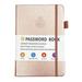 PRINxy Password Book English Address Book Telephone Book Dedicated Notebook Hardcover Password Keeper Gifts for Home and Office C