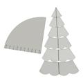 SHENGXINY Christmas Tree Template Set Clearance Christmas Tree Quilting Set Hand Sewing Patchwork Ruler 7 Piece Kit Quilting Ruler And Templates Cut On Fold Christmas Tree Template Transparent