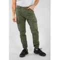 Cargohose ALPHA INDUSTRIES "ALPHA Men - Cargo Pants Spark Pant" Gr. 30, Normalgrößen, grün (dark olive) Herren Hosen Cargohosen