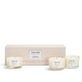 NEOM- Wellbeing Candle Trio Gift Set | Pefect Night's Sleep, Real Luxury & Happiness Travel Candle | Essential Oil Blend…