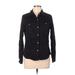 Old Navy Long Sleeve Button Down Shirt: Black Tops - Women's Size Large