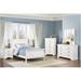 Monty 3 Piece White Traditional Sleigh Bedroom Set