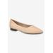 Women's Mireya Casual Flat by Bella Vita in Almond Suede (Size 10 M)