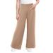 Plus Size Women's Wide-Leg Pant by June+Vie in Brown Sugar (Size 14/16)