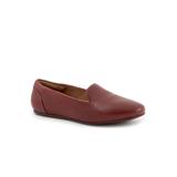 Women's Shelby Casual Flat by SoftWalk in Dark Red (Size 10 M)