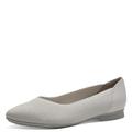 Jana Damen Ballerinas Spitz Vegan, Beige (Lt Grey), 40 EU