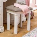 The Furniture Market Wilmslow White Painted Dressing Table Stool