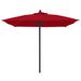 Fiberbuilt Prestige 6' Square Market Umbrella in Red | Wayfair 6SQRPUK-4603