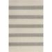 White 72 x 48 x 0.25 in Area Rug - Lauren Liess x Rugs USA Bergamot Striped Cotton Area Rug Cotton | 72 H x 48 W x 0.25 D in | Wayfair NEVN04A-406