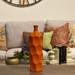 Urban Trends Ceramic Round Bottle Vase Ceramic in Orange | 22 H x 55 W x 5.5 D in | Wayfair 24404