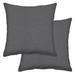 Latitude Run® Textured Solid Toss Pillow Polyester/Polyfill/Acrylic in Gray | 17 H x 17 W in | Wayfair 827563237EED4DC18E9327EE8476F009