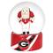 Georgia Bulldogs 100mm Mascot Glass Water Globe