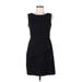 Connected Apparel Casual Dress: Black Dresses - Women's Size 6 Petite