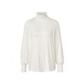 Blusenshirt mit Stehkragen, creme