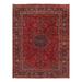Canvello Silkroad Mashad Red And Black Rugs - 9'11'' X 13'2'' - 13'2'' x 9'11''