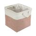 Dog Toy Box Large Dog Toys Storage with Handle Collapsible Dog Toy Bin Fabric Basket Chest Organizer Perfect for Pet Toys Blankets Dog Toys and Accessories