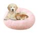 Dog Bed & Cat Bed Calming Anti-Anxiety Donut Dog Cuddler Bed Machine Washable Round Pet Bed Comfy Faux Fur Plush Dog Cat Bed for Dogs and Cats