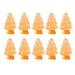 Honrane Resin Mini Christmas Tree Mini Christmas Tree for Dollhouse 10pcs Mini Christmas Tree Decoration Resin Crafts Diy Dollhouse Snow Garden Desktop Xmas