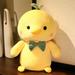Plush Chick Stuffed Animal Toys Cuddly Soft Dolls Gifts Home Office Decorations Yellow 9 Inches