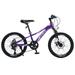 GUTALOR 20-Inch Mountain Bike for Girls and Boys - 7-Speed Off-Road Bicycle