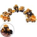 QJUHUNG 1PC Alloy Engineering Car Tractor Toy Dump Truck Model Toy Cars for Kid