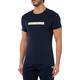 Emporio Armani Herren Emporio Armani Men's Crew Neck T-shirt Logo Label T Shirt, Marine, M EU