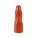 MRULIC Desktop Ornament New Pattern Nordic Flower Vase Imitation Ceramic Flower Pot Plastic Ornament Home Decor + Red