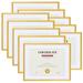 10 Pack 8.5x11 Document Frame 8.5x11 Certificate Frame Diploma Frame 8.5x11 Picture Frame for Wall and Tabletop Gold