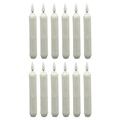 NUOLUX 12pcs Flameless Taper Candles Battery Operated Candles LED Candle Lights