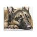 Stupell Industries Tired German Shepherd Dog Resting Head On Paw Painting Gallery Wrapped Canvas Print Wall Art Design by George Dyachenko