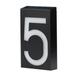 LED Solar House Number Light Outdoor Plaque Solar Powered Numbers lamp Sign for Home House Street Garden Yard