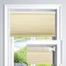 Muanna Cordless Cellular Shades No Tools No Drill Light Filtering Cellular Blinds for Window Size 42 W x 64 H Alabaster