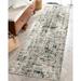 Well Woven Abstract Grey Navy Distressed Modern 2 7 x 9 3 Runner Rug