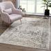 Troya Gray/Pebble 5x7 Rug - Traditional Persian Area Rug for Living Room Bedroom Dining Room and Kitchen - Exact Size: 5 x 7 5