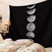 Moon Wall Hanging Tapestries Moon Phase Art Tapestry Modern Decor Art Tapestries for Bedroom Room Dorm Outdoor Decor 59 x 79