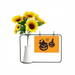 Halloween Pumpkins Candles Cobwebs Artificial Sunflower Vases Bottle Blessing Card