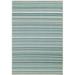 Bashian 7.10 ft. x 10 ft. Lanai Geometric Transitional Polypropylene Power Loom Rectangle Area Rug - Aqua