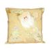 Christmas Pillowcase Xmas Theme Decorative Linen Golden Snowflakes Throw Cushion Cover Home Decor for Dorm