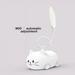 LED Table Lamp Cordless Cartoon Cat Design Reading Light with Flexible Neck USB Rechargeable 9*7*18CM Solid Color