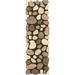 nuLOOM Pebbles Hand Tufted Wool Runner Rug 2 6 x 10 Natural