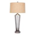 Table Lamp in Dark Silver Finish